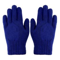 Luva De Lã Frio Inverno Adulto Preta Feminina Masculina Mãos