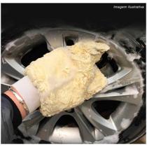 Luva De Lã Poliéster Lavar E Encerar Automóveis Multiuso