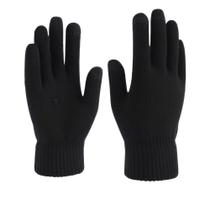 Luva de Lã Preta Básica Grossa Feminina e Masculina Moda Outono Inverno Frio Alta Qualidade Premium Luva de Lã Preta Básica Grossa Feminina e Masculina Moda Outono Inverno Frio Alta Qualidade Premium