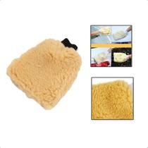 Luva De Lã Sintética Para Polimento Automotivo Pintura