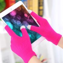 Luva de lã Touch Screen Grossa Inverno