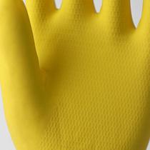 Luva de Látex Amarela P TOP Sanro CA 40044 - Para limpeza, higiene e trabalhos gerais Luva de Látex Amarela P TOP Sanro CA 40044 - Para limpeza, higiene e trabalhos gerais