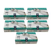 Luva De Látex Branca Com Pó Inoven Tamanho G Kit 5 Luva De Látex Branca Com Pó Inoven Tamanho G Kit 5