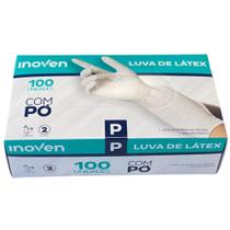 Luva de látex c/pó para procedimento não cirúrgico INOVEN