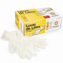 Luva de Látex com Pó Caixa com 100 Unidades Hospital Clínica Consultório - P