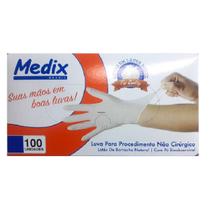 Luva De Látex com Pó G Medix Luva De Látex com Pó G Medix