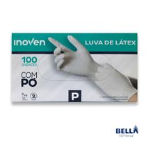 Luva de Látex com pó Inoven caixa com 100 unidades (P)