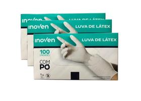 Luva De Latex Com Pó Inoven Tam M Luva De Latex Com Pó Inoven Tam M