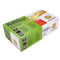 Luva De Latex com Pó Tamanho Médio com 100 Unid Descarpack