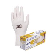 Luva de Látex Descartável Branca com pó - tam M - Volk Luva de Látex Descartável Branca com pó - tam M - Volk