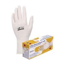 Luva de Látex Descartável Com Amido P 100 Unidades - Volk Luva de Látex Descartável Com Amido P 100 Unidades - Volk
