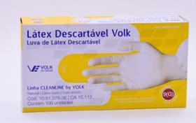 Luva de Látex Descartável Grande (Cx100Un) da Volk