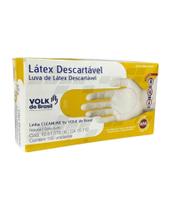 Luva de latex descartável volk com pó ca: 15112 Luva de latex descartável volk com pó ca: 15112