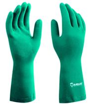 Luva De Latex Forrada Verde N7 Multiuso Limpeza Geral - Imbat