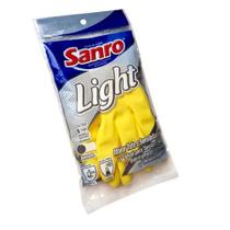 Luva de látex light - tamanho m - sanro - 1 par Luva de látex light - tamanho m - sanro - 1 par