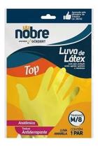 Luva de latex multiuso amarela tamanho m/8 nobre Luva de latex multiuso amarela tamanho m/8 nobre