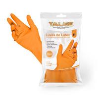 Luva de Látex P Laranja Anatômicas Impermeáveis Resistentes - Talge Luva de Látex P Laranja Anatômicas Impermeáveis Resistentes - Talge