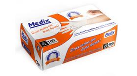 Luva de latex para procedimento g cx c/100 - medix