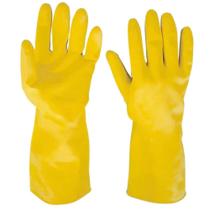 Luva de Latex Plus Amarela Grande - AT1301G - PINCÉIS ATLAS