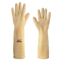 Luva de Látex Ranhurada Cano Longo CA 15100 Volk do Brasil Luva de Látex Ranhurada Cano Longo CA 15100 Volk do Brasil