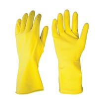 Luva De Látex Slim Amarela M/8 Antiderrapante - Nobre Luva De Látex Slim Amarela M/8 Antiderrapante - Nobre