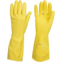 Luva de Látex, Tamanho XG, cor Amarela, Antiderrapante, com Forro, Vonder OstenVonder