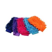 Luva De Lavagem De Carro De Microfibra Dupla Face, Toalha De Limpeza Lavável, Escova De Detalhamento