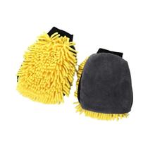 Luva De Lavagem De Carro Em Chenille Coral Macia E Anti-riscos, Multifuncional, Espessa, Para