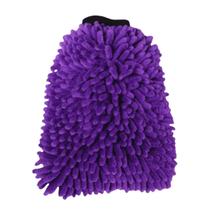 Luva de lavagem microfibra 25x16cm roxa zacs