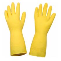 Luva De Limpeza Multiuso Amarela Borracha Latex Light G Luva De Limpeza Multiuso Amarela Borracha Latex Light G