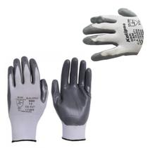 Luva De Malha Nitrilica NBR Cinza Kalipso