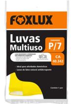 Luva De Mão Multiuso Látex P - Foxlux