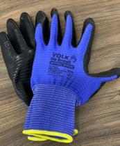 Luva de Mao Nitril Wave Azul M (08) Volk