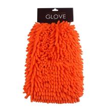 Luva de Microfibra Laranja para Lavagem Glove 30x20cm kers