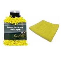 Luva de Microfibra + Pano de Microfibra