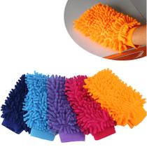 Luva de Microfibra para Limpeza Multiuso Carro Moto Lavar e Polir