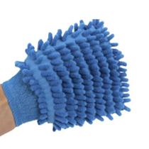 Luva De Microfibra Para Limpeza Pesada Azul