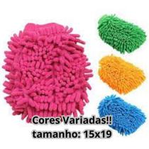 Luva de Microfibra WellClean 19x15cm Alta Performance na Limpeza Automotiva e Doméstica Luva de Microfibra WellClean 19x15cm Alta Performance na Limpeza Automotiva e Doméstica