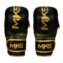 Luva de MMA Sparring MKS Combat Gold Line