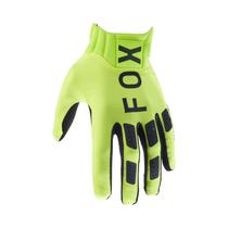 Luva de Motocross Fox Racing Flexair Fluorescente Amarela - Tamanho Pequeno