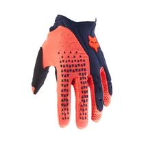 Luva de motocross Fox Racing PAWTECTOR Navy/Orange Tamanho XXL