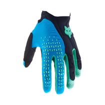 Luva de Motocross Fox Racing Pawtector Preta/Azul - Adulto