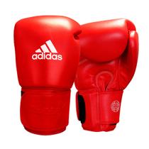 Luva de Muay Thai adidas Couro Red Pro Thai