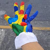 Luva de palhaço acessório adereço fantasia