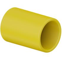 Luva De Pressão Emenda Para Eletrodutos TFlex PVC Amarelo Instalações Elétricas De 1” 32mm Tigre