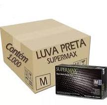 Luva de proc nitr. supermax black p cx c/10