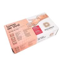 Luva de Procedimento em Vinil Sem Pó com 100 unidades Descarpack M Luva de Procedimento em Vinil Sem Pó com 100 unidades Descarpack M