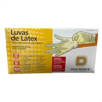 Luva De Procedimento Latex Com Pó 100un - Descarpack G Luva De Procedimento Latex Com Pó 100un - Descarpack G
