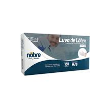 Luva de Procedimento Látex com Pó CA 40956 com 100 unidades Nobre