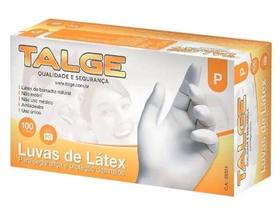 Luva de procedimento látex com pó talge p c/100 Luva de procedimento látex com pó talge p c/100